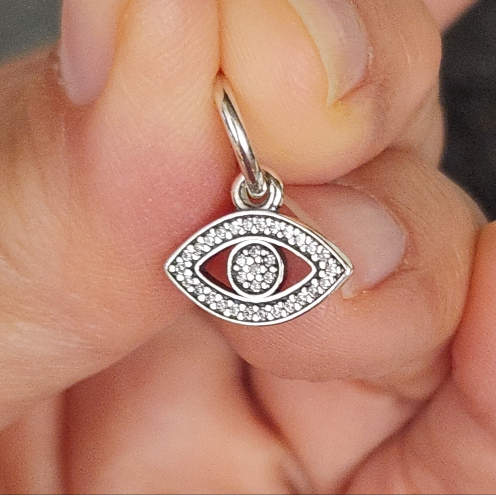 PANDORA Symbol of lnsight Evil Eye Charm
